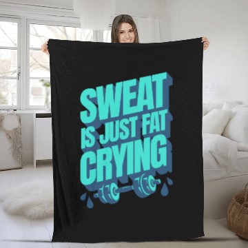 Discover Workout Motivation Fleece Blankets