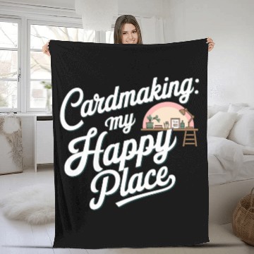 Discover Cardmaker Scrapbooking Cardmaking Kits for Adults Fleece Blankets