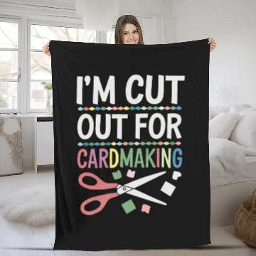 Discover Cardmaker Scrapbooking Cardmaking Kits for Adults Fleece Blankets