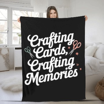 Discover Cardmaker Scrapbooking Cardmaking Kits for Adults Fleece Blankets