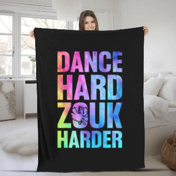 Discover Zouk Dance Festival Design for Zouk Dancer Fleece Blankets