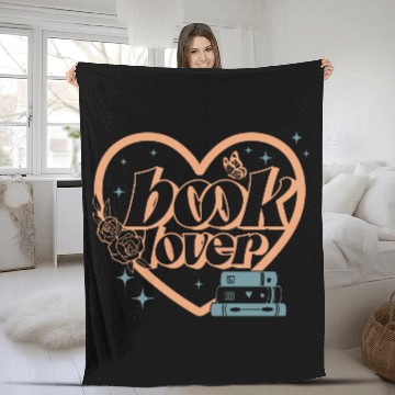 Discover Book Lover Fleece Blankets