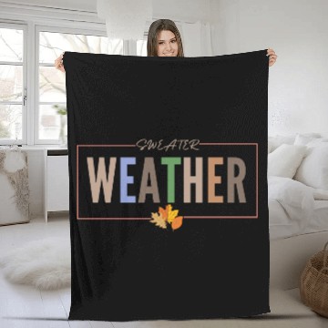 Discover autumn wear Fleece Blankets
