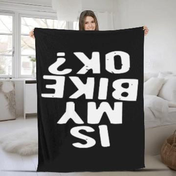 Discover Is My Bike Ok? LIKE US ON FACEBOOK Fleece Blankets