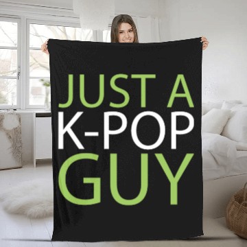 Discover K Pop Just A Kpop Guy Fleece Blankets