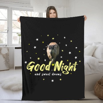 Discover good night sleep Fleece Blankets