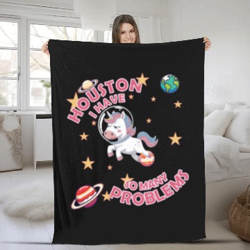 Discover Houston I Have So Many Problem Fleece Blankets