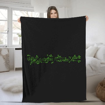 Discover Computer Fleece Blankets