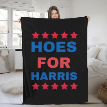 Discover Hoes for harris 2024 kamala us election Fleece Blankets