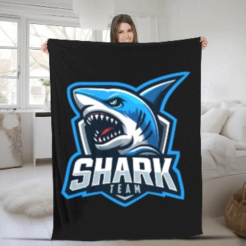 Discover Shark Team Fleece Blankets