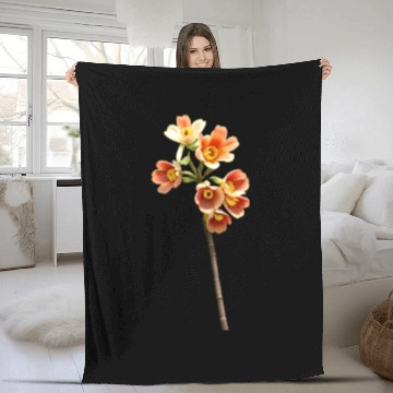 Discover wild flower Fleece Blankets