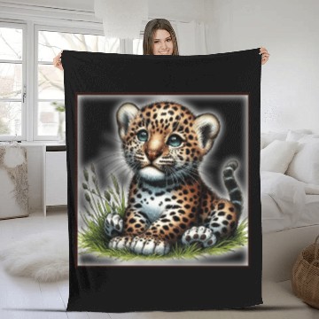 Discover Cute baby animals Fleece Blankets