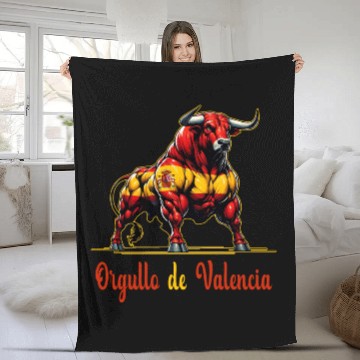 Discover The pride Valencia flag design Fleece Blankets