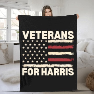 Discover Veterans For Harris Fleece Blankets