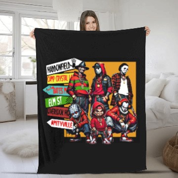 Discover Halloween Kartel Fleece Blankets