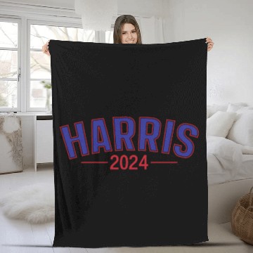 Discover Kamala Harris 2024 for President Vote Tim Walz Fleece Blankets