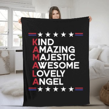 Discover Kamala Harris 2024 for President Vote Tim Walz Fleece Blankets