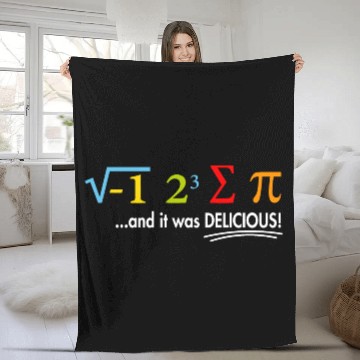 Discover I Ate Some Pie And It Was Delicious 8 Pi Day 1BK9 Fleece Blankets