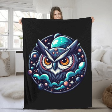 Discover Celestial Owl Fleece Blankets