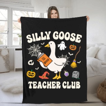 Discover Silly Goose Teacher Club Fleece Blankets