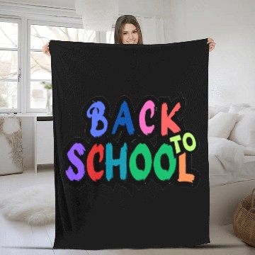 Discover back to school Fleece Blankets