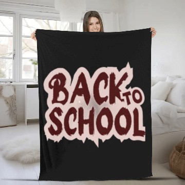 Discover back to school Fleece Blankets