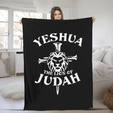 Discover Yeshua The Lion Of Judah Fleece Blankets