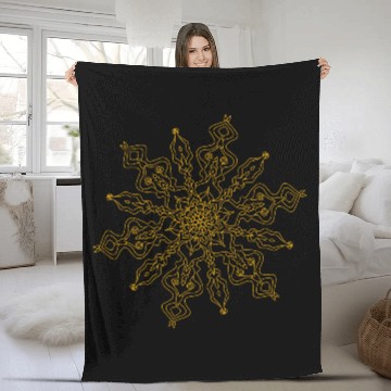 Discover A mandala design that is harmoniously crafted and Fleece Blankets