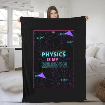 Discover PHYSICS Fleece Blankets