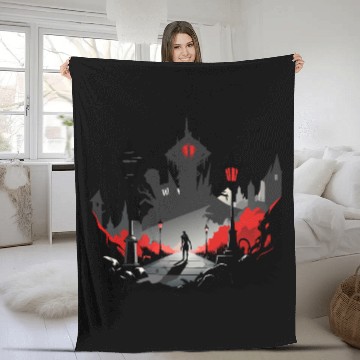 Discover Ghost town Fleece Blankets