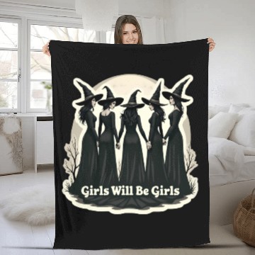 Discover Girls Will Be Girls Fleece Blankets