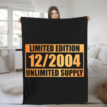 Discover 20th birthday Limited Edition - ꝏ Supply 12/2004 Fleece Blankets