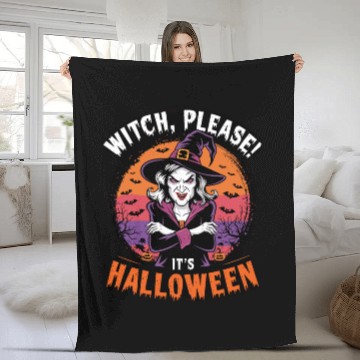 Discover Witch Please It's Halloween Fleece Blankets