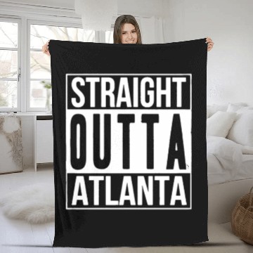 Discover Straight OUTTA ATLANTA Fleece Blankets