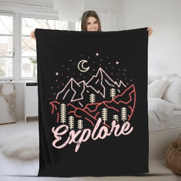 Discover Wanderlust Fleece Blankets
