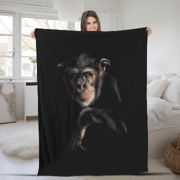 Discover Chimpanzee Fleece Blankets