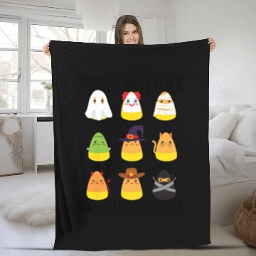 Discover Maybe Candy Corn Doesnt Like You Either Candy Corn Fleece Blankets