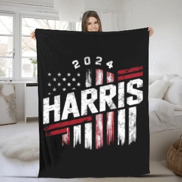 Discover Kamala Harris For President 2024, Kamala 2024 Fleece Blankets