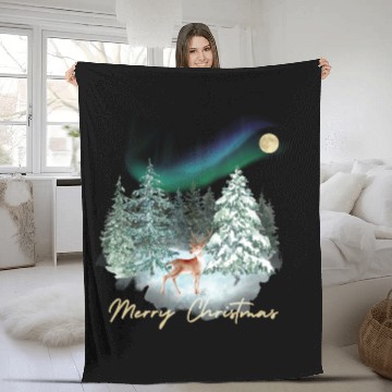 Discover Christmas feeling winter wonderland with nordic Fleece Blankets