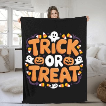 Discover Trick or Treat Fleece Blankets