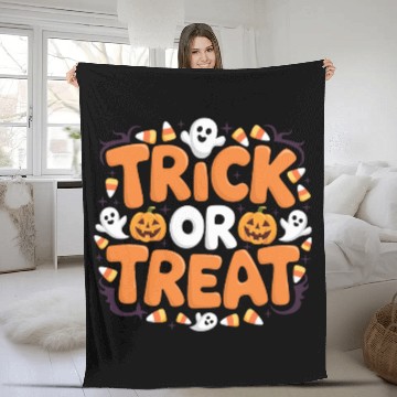 Discover Trick or Treat Fleece Blankets
