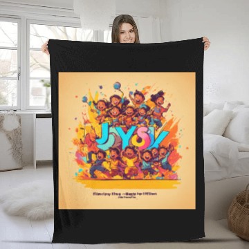 Discover film production company logo design Fleece Blankets