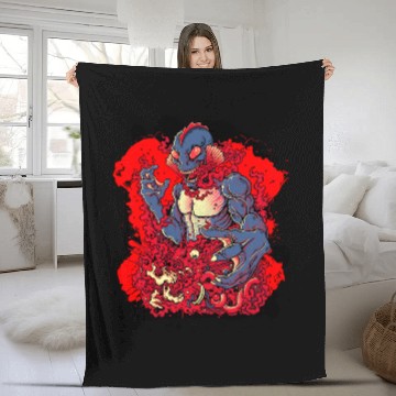 Discover Fantasy Horror Creature - Death Lagoon Fleece Blankets