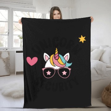 Discover Unicorn Security Fleece Blankets