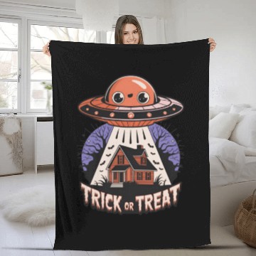 Discover Trick or treat Fleece Blankets