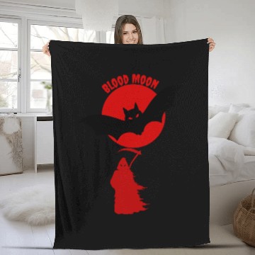 Discover Blood Moon Majesty Fleece Blankets