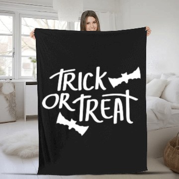 Discover trick or treat Fleece Blankets