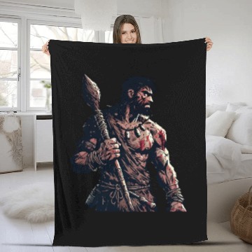 Discover Warriors Fleece Blankets
