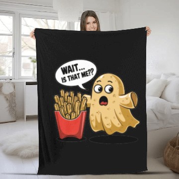 Discover Potato Ghost Afterlife Fries Surprise Fleece Blankets