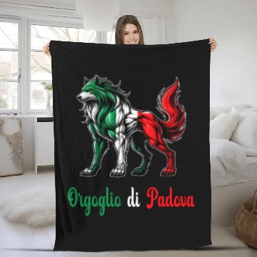 Discover The pride of Padova Italy flag Fleece Blankets